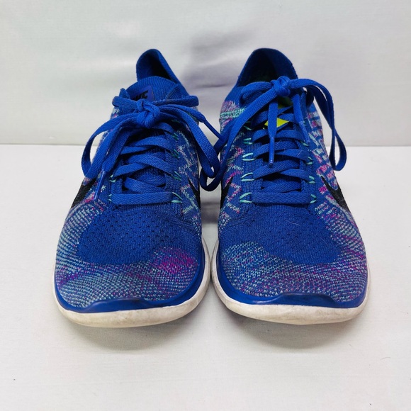 Nike Free 4.0 Flyknit Women's Size 7.5 Running Shoes Vivid Purple - Picture 1 of 8